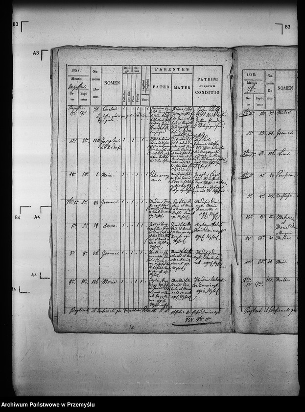 Obraz 13 z jednostki "[Kopie ksiąg metrykalnych parafii Wysowa z filią Blechnarka (dekanat Gorlice)]"
