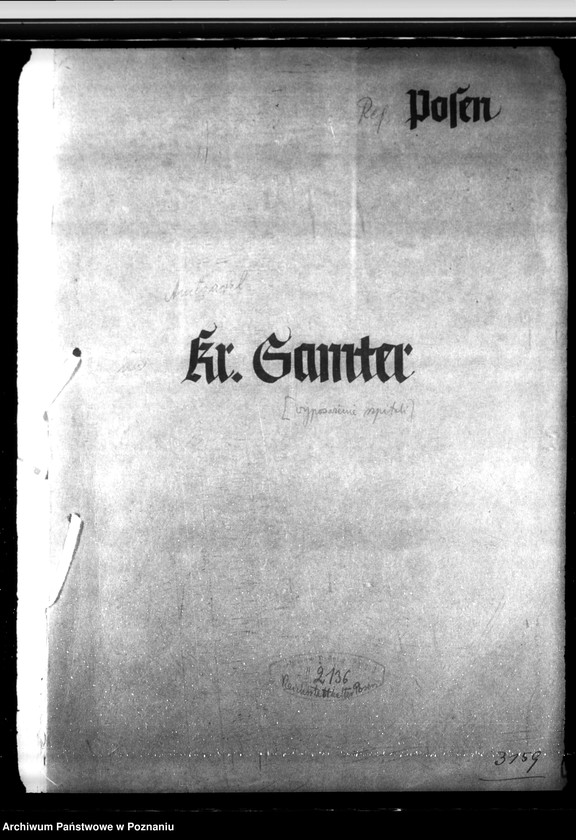 Obraz 4 z jednostki "Amtsärzte Kreis Samter (Szamotuły) - wyposażenie szpitali"