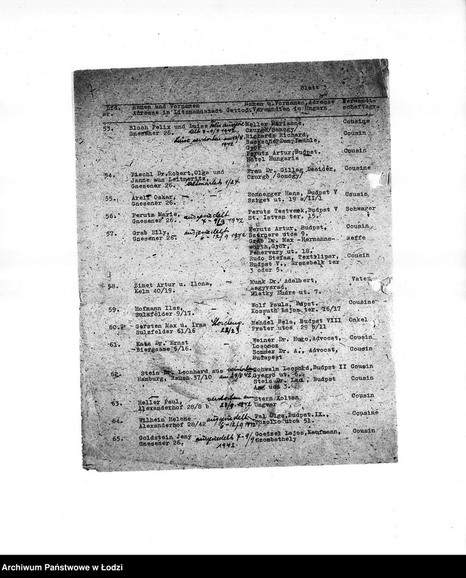 Obraz 10 z jednostki "[Wsiedlanie Żydów zagranicznych do getta łódzkiego]"