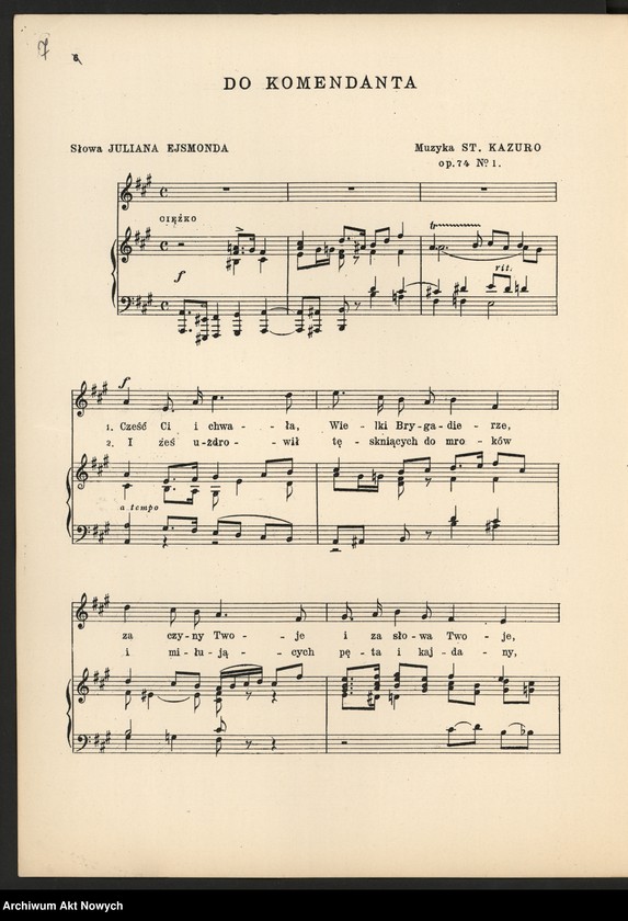 image.from.collection.number "Nuty utworów pochwalnych międzywojnia z partią fortepianu111"
