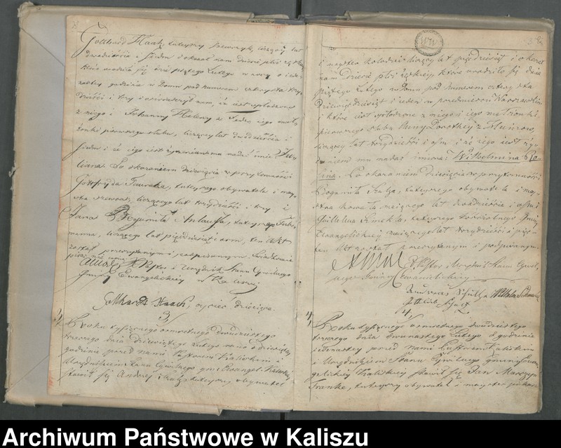 image.from.unit.number "Książka akt urodzenia, małżeństw i zejścia"