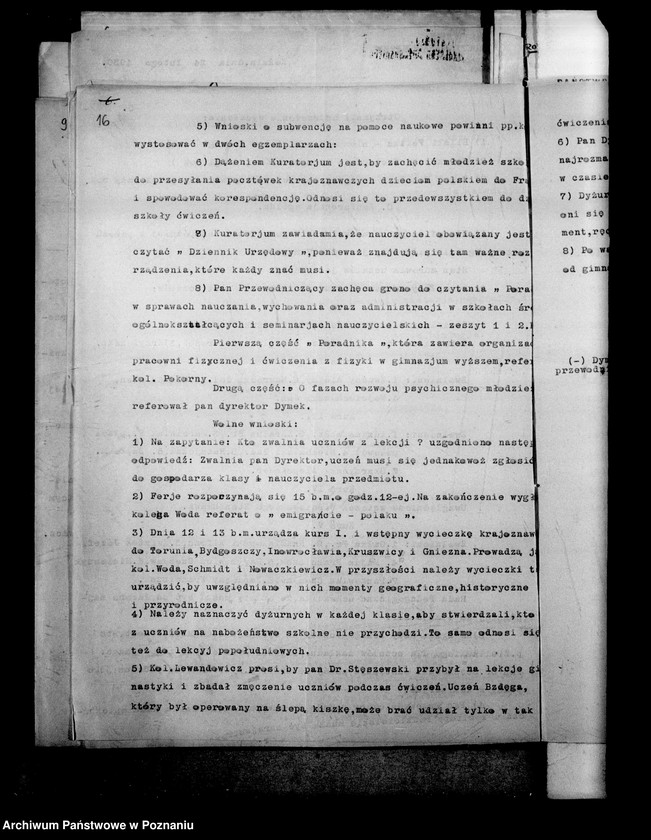 Obraz 20 z jednostki "Państwowe Seminarium Nauczycielskie miasto Koźmin"