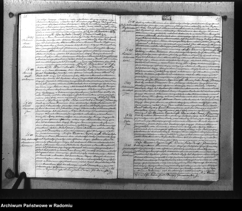 image.from.unit.number "Duplikat akt religijno cywilnych parafii Głowaczów na rok 1834"