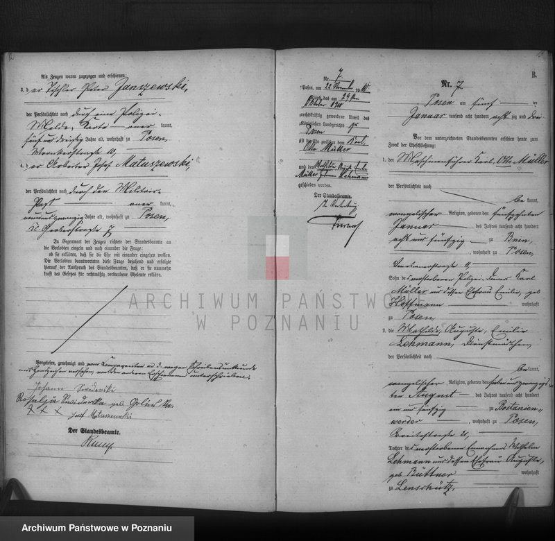 Obraz 8 z jednostki "Księga małżeństw t. I"