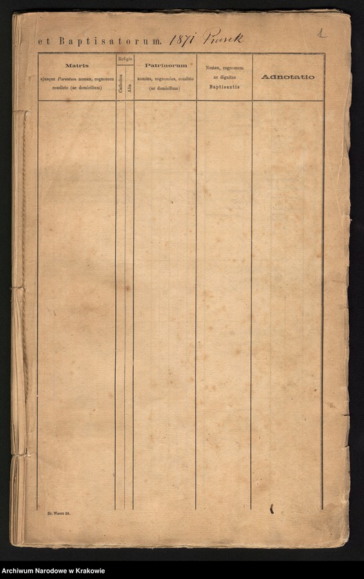 Obraz 4 z jednostki "[Akta urodzeń]"