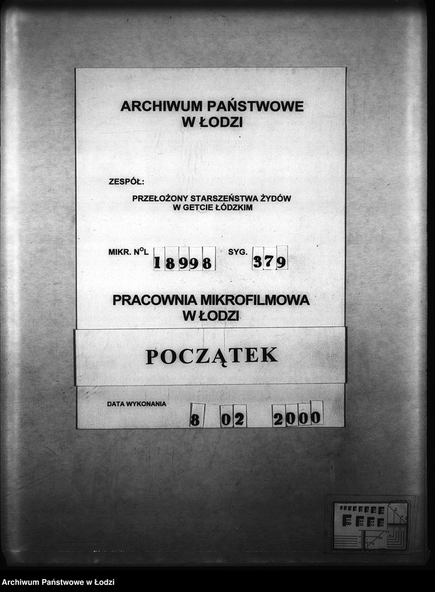 Obraz 1 z jednostki "Dienst-Buch der I Abteilung [Wykazy milicjantów pełniących dyżury w określonym dniu]"