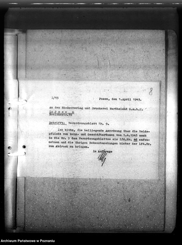 Obraz 12 z jednostki "Verordnungsblatt Nr. 9"