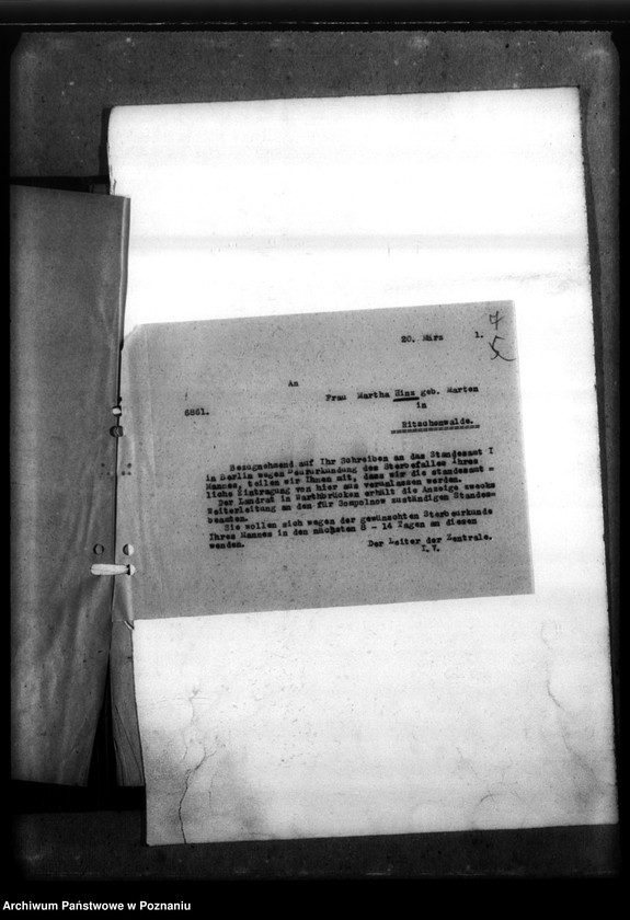 Obraz 11 z jednostki "Emil Hanz - Ritschenwalde, Kreis Obornik (Oborniki)"