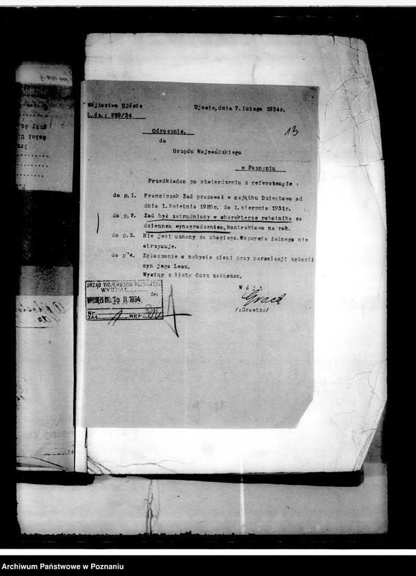 Obraz 16 z jednostki "Dziembowo - odprawy z art.. 44 reformy rolnej powiatu chodzieskiego"