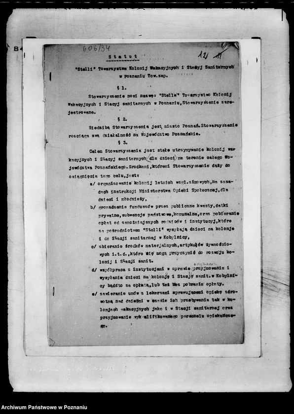 Obraz 15 z jednostki "/Towarzystwo Kolonii Wakacyjnych w Poznaniu/"