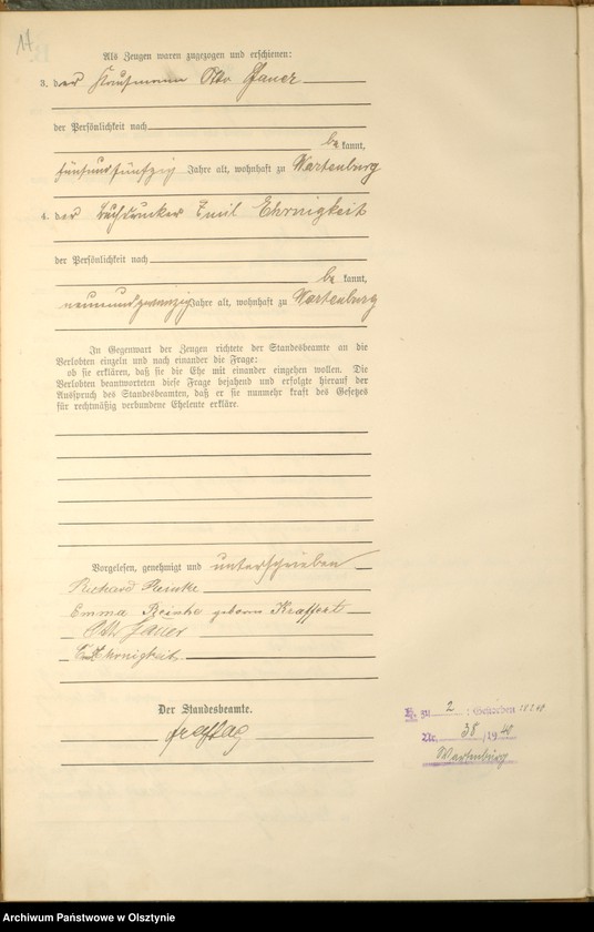 image.from.unit.number "Heiraths-Haupt-Register Nr 1 - 26"