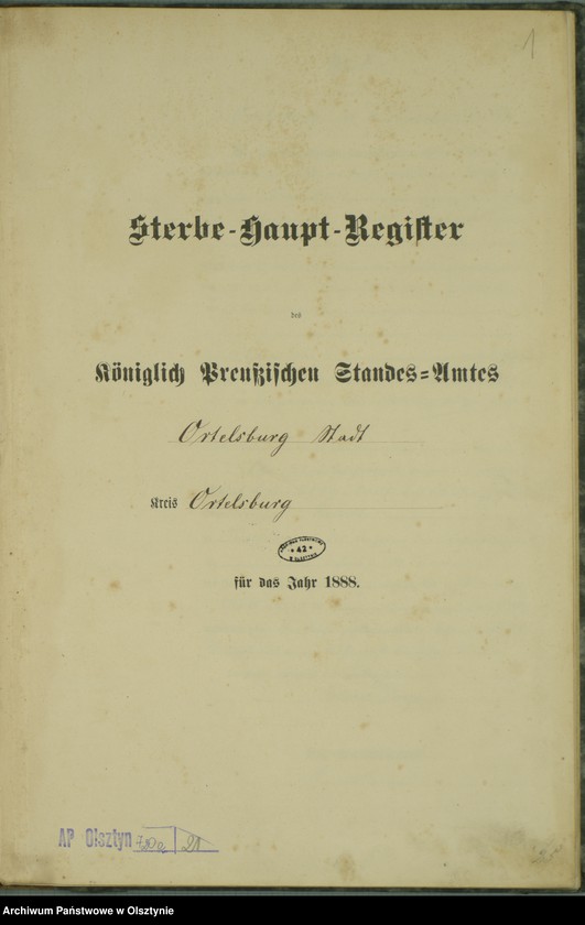 image.from.unit.number "Sterbe-Haupt-Register Nr 1 - 47"
