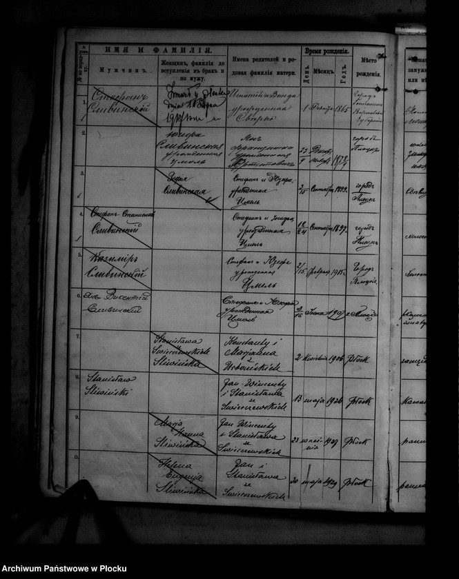 Obraz 20 z jednostki "[Księga zamknięta ludności stałej miasta Płocka - ul. Dobrzyńska nr 48]"