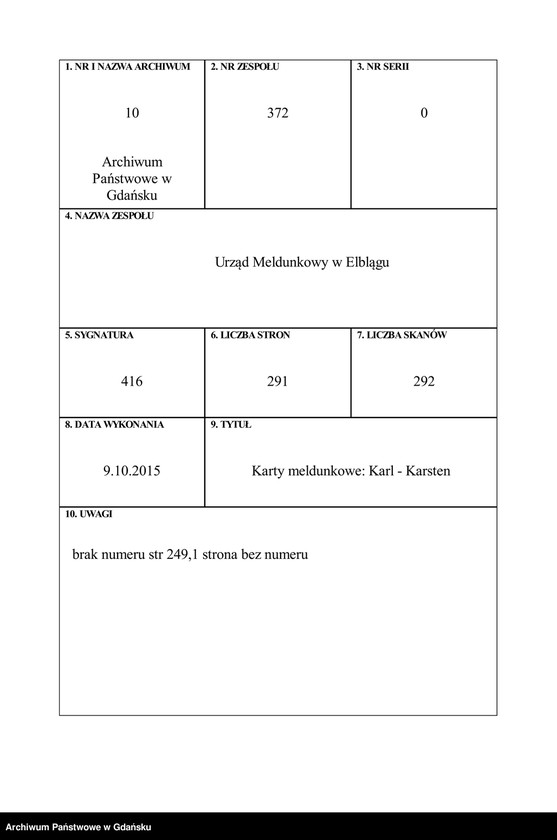 image.from.unit.number "Karty meldunkowe: Karl - Karsten"