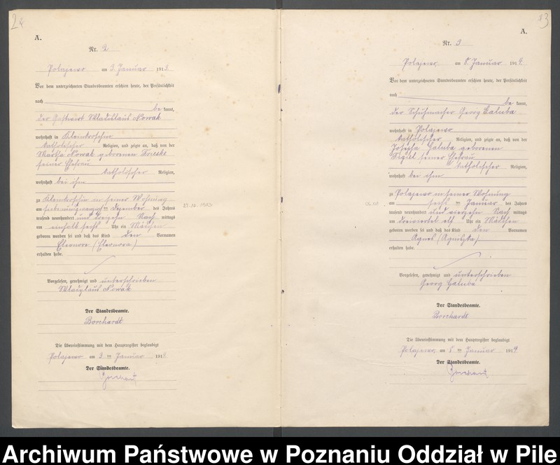 Obraz 4 z jednostki "Księga urodzeń"