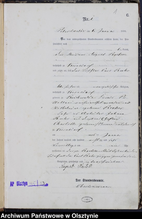 image.from.unit.number "Sterbe-Neben-Register Nr 1 - 140"