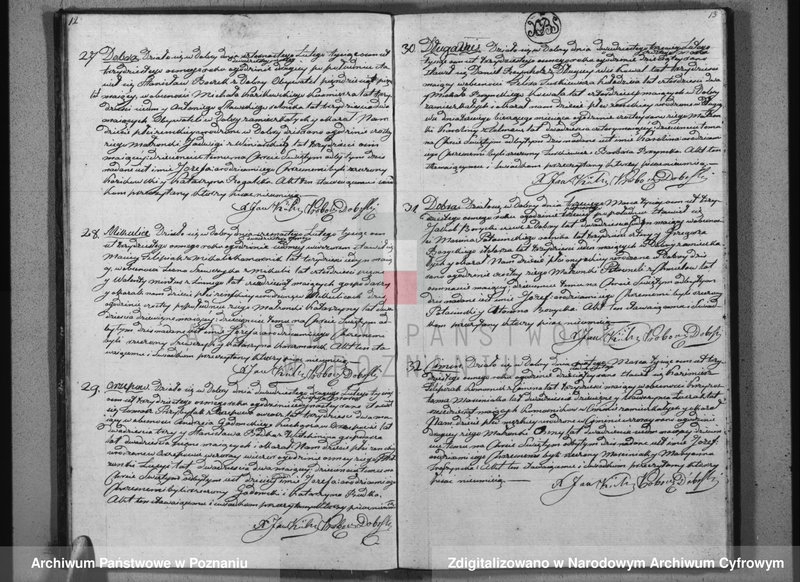 Obraz 8 z jednostki "Księga urodzeń, małżeństw i zgonów"