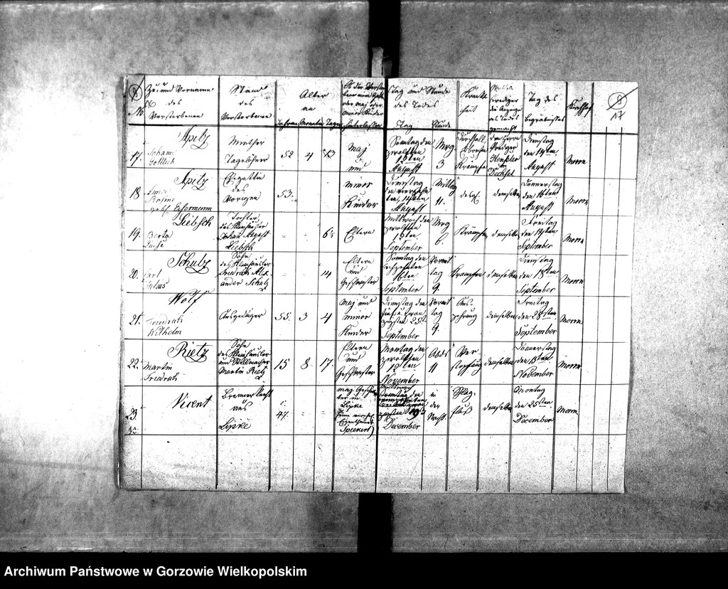 image.from.unit.number "Duplikate der Kirchenbücher von der Parochie Morrn: Morrn (Murzynowo), Johanneswunsch (Dobrojewo), Alexandersdorf (Gościnowo), Pollychen (Stare Polichno)"