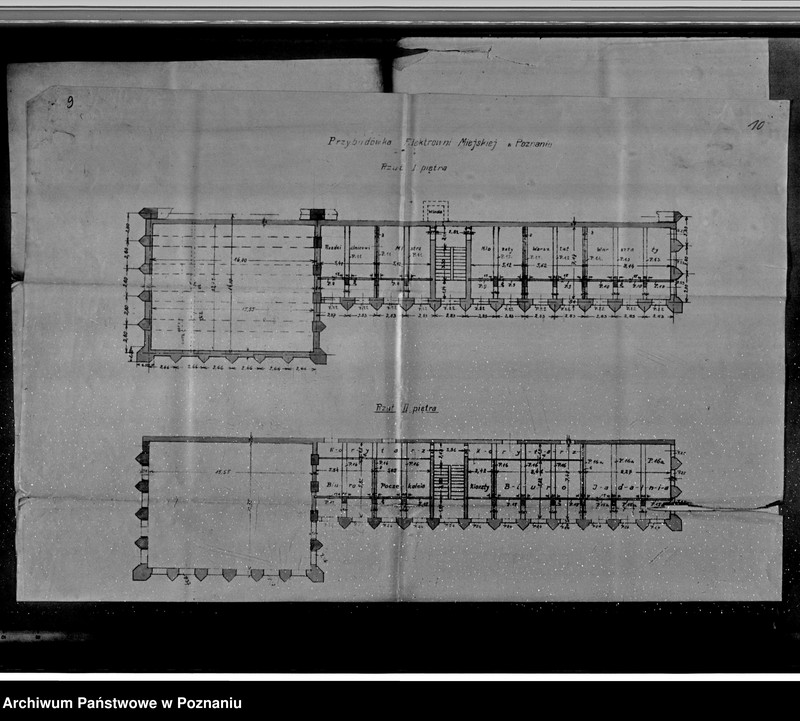 Obraz 13 z jednostki "Projekt budowy Elektrowni Miejskiej w Poznaniu rzuty"