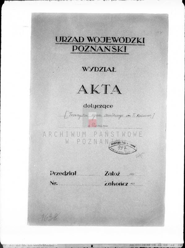 Obraz 5 z jednostki "/Towarzystwo Ogrodu Działkowego im. T. Kościuszki w Poznaniu/"