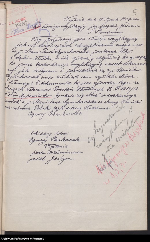 Obraz 10 z jednostki "Żytowiecko, powiat Gostyń - akta koła."