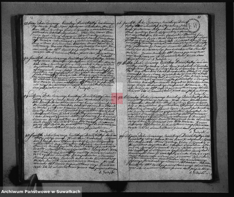 image.from.unit.number "Akta Zeyścia Gminy Filipowskiey od dnia 1 Stycznia do dnia 31 Grudnia 1819"