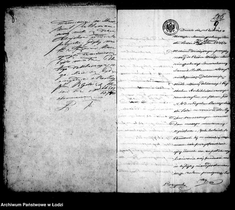 Obraz 9 z jednostki "Akta tyczące się pożyczki budowlanej Szmula Zaltzmana"