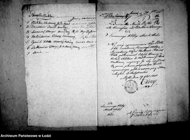 Obraz 11 z jednostki "Akta tyczące się podatku koszernego"