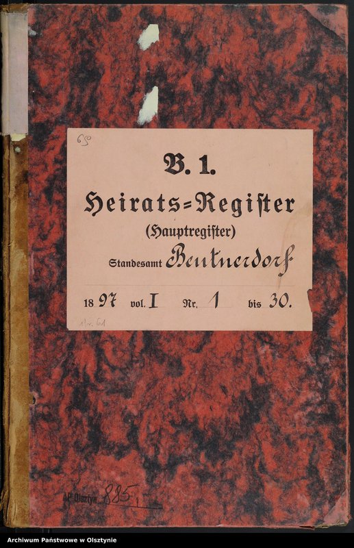 image.from.unit.number "Heirath-Haupt-Register Nr 1 - 30"