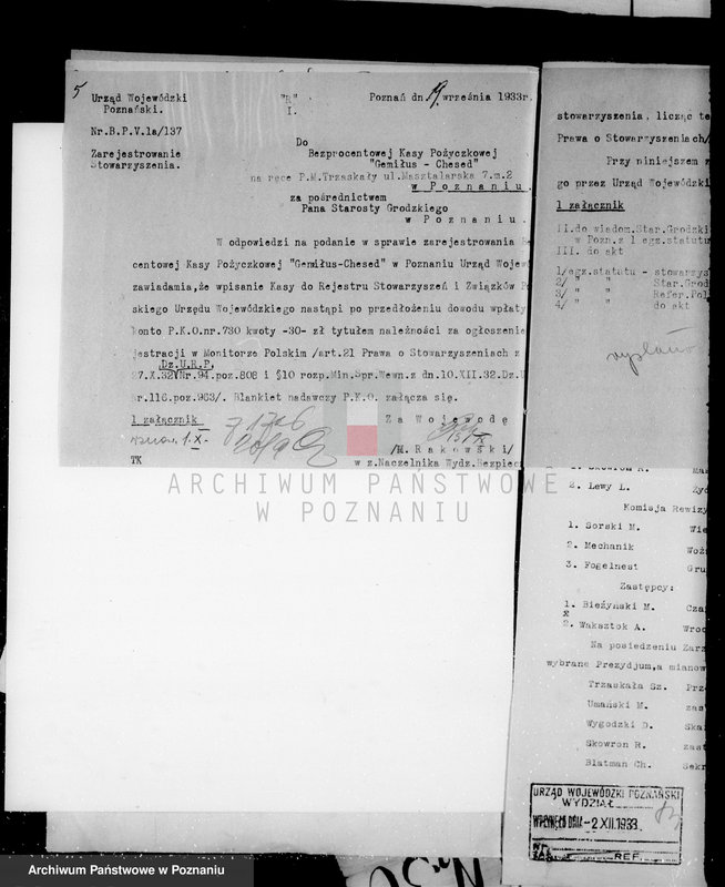 image.from.unit.number "Bezprocentowa Kasa Pożyczkowa,,Gemitus Chesed" w Poznaniu"