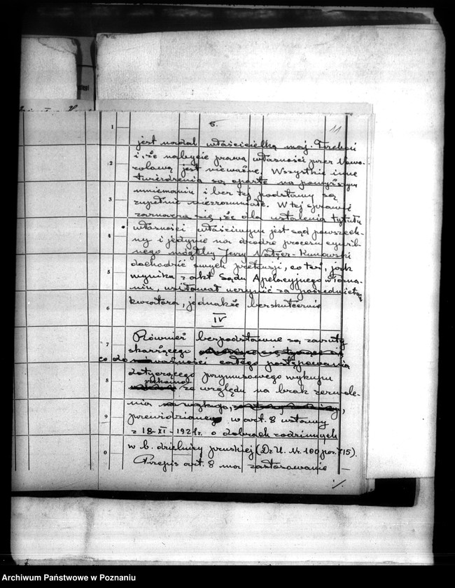 Obraz 18 z jednostki "Jerzy Nałęcz-Kunowski z Łobżenicy, skarga do NTA na orzeczenie Urzędu Wojewódzkiego z dnia 23,II,37 w sprawie przymusowego wykupu"