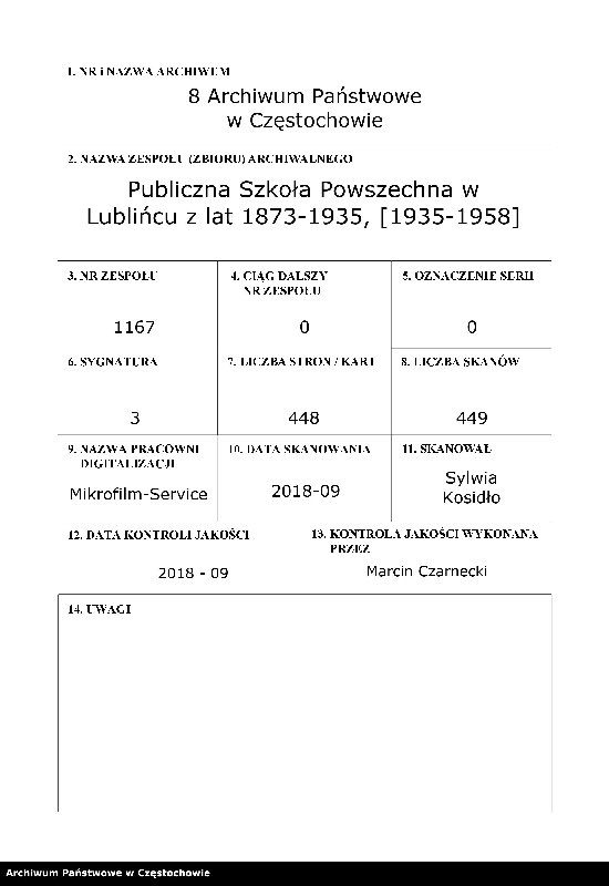 Obraz 1 z jednostki "Kronika szkolna"