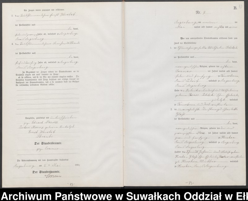 image.from.unit.number "Heiraths-Neben-Register des Preussischen Standes-Amtes Angerburg Kreis Angerburg"