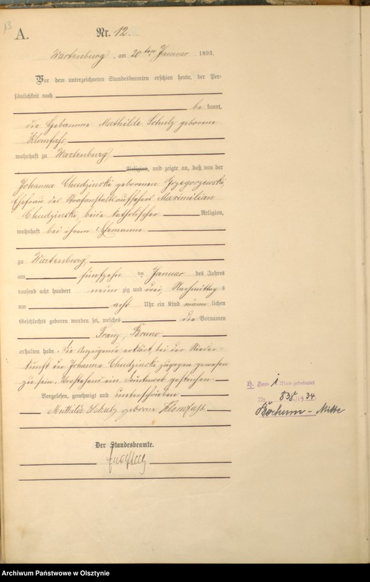 image.from.unit.number "Geburts-Haupt-Register Nr 1 - 199"