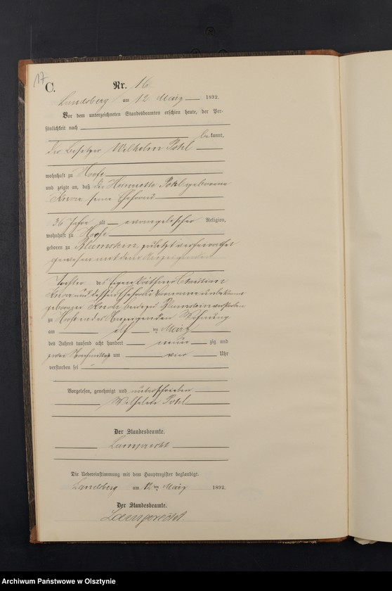 image.from.unit.number "Sterbe-Neben-Register Nr 1 - 77"