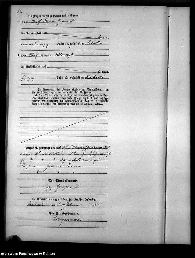 Obraz 16 z jednostki "[Księga małżeństw]"