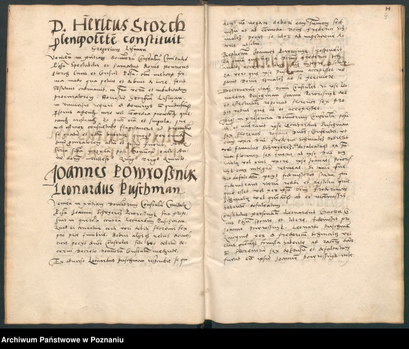 Obraz 13 z jednostki "Liber controversiarum coram spectabili consulatu Posnaniensi ab anno 1535 usque ad annum 1538."