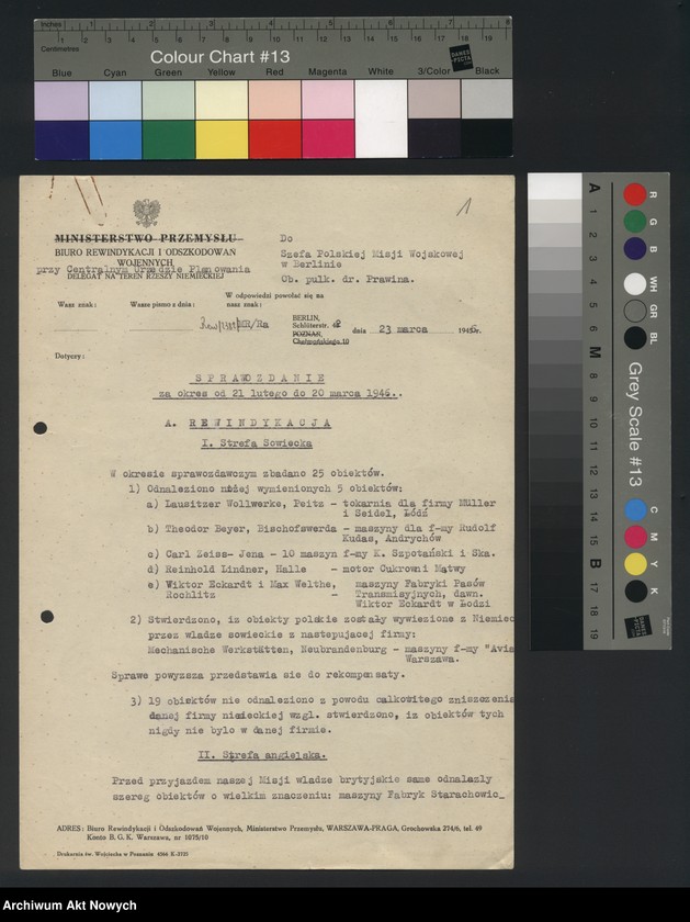 image.from.unit "Działalność Biura Rewindykacji i Odszkodowań Wojennych. Sprawozdania wyciągi ze sprawozdań."