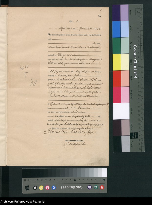 Obraz 3 z jednostki "Sterbe-Haupt-Register"