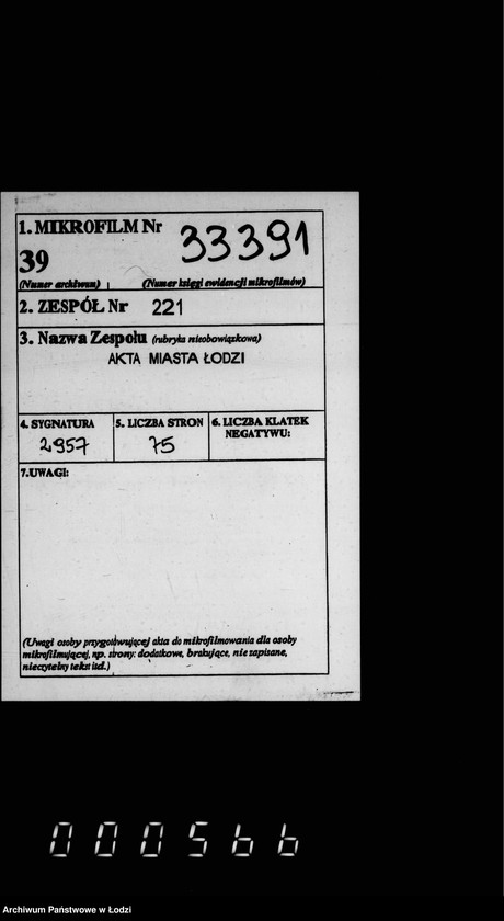 Obraz 2 z jednostki "O proizvodstve rabot po počinke zdanija cholernoj bol´nicy v gor. Lodzi"