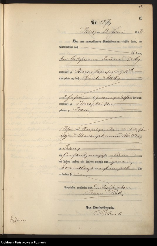 Obraz 14 z jednostki "Księga zgonów t. III"