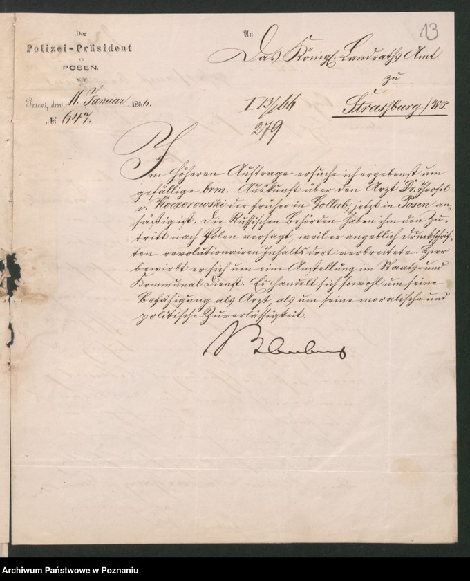 Obraz 18 z jednostki "A. betr. Theofil von Kaczorowski /Koczorowski/"