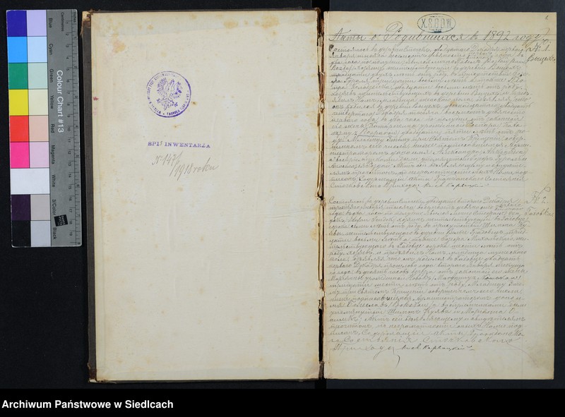 Obraz z jednostki "[Akta urodzeń, małżeństw, zgonów]"