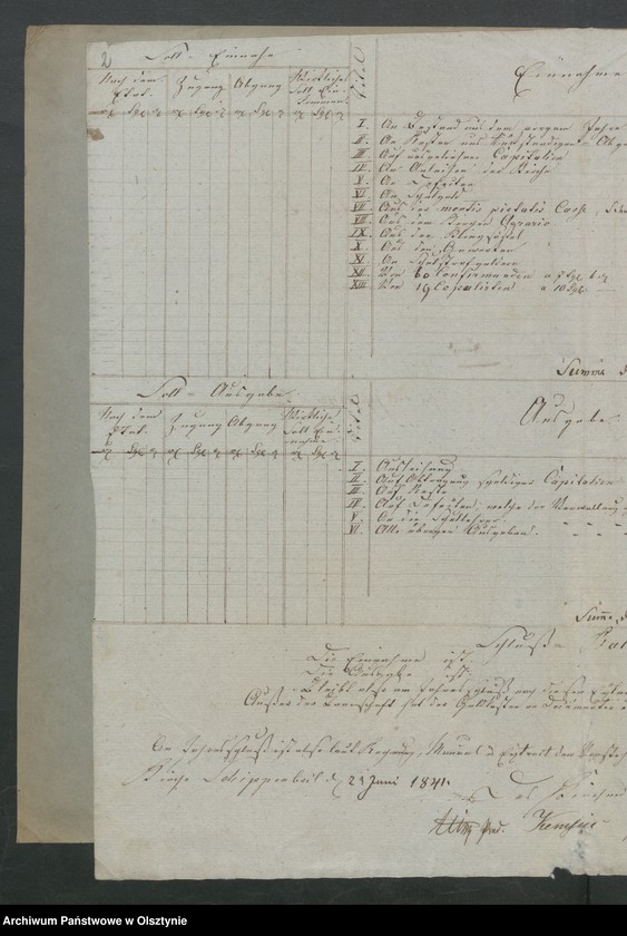 image.from.unit.number "Extrakte aus der Jahresrechnung der Land-Schul-Kasse zu Schippenbeil"