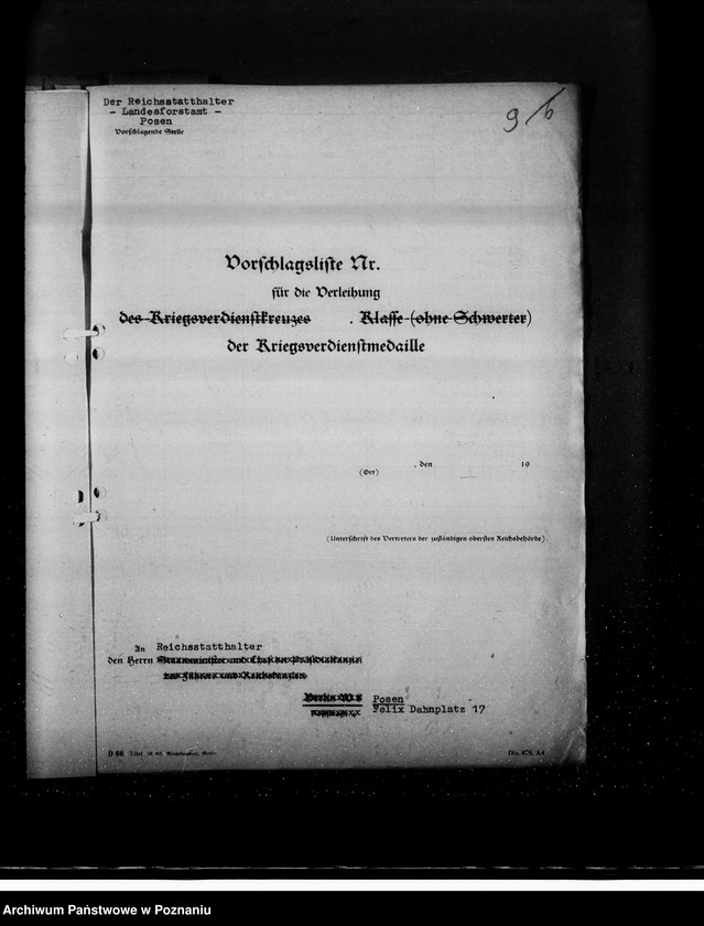 Obraz 13 z jednostki "Kreigsverdienstkreuze"