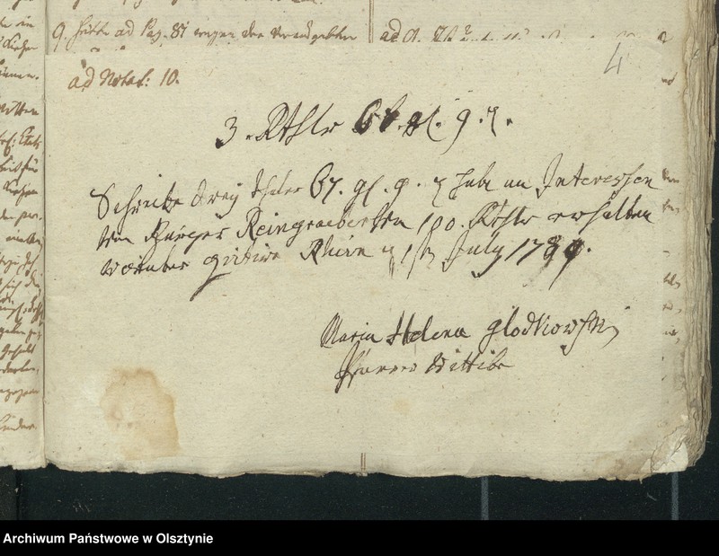 image.from.unit.number "Jahres Kirchen Rechnung der Reinschen Kirche aller Einnahme und Ausgabe"