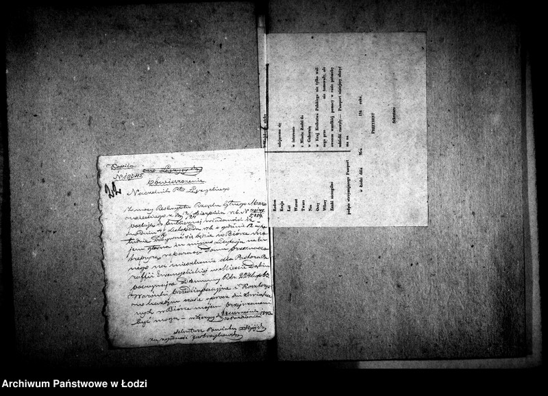 Obraz 17 z jednostki "Akta tyczące się miscelanii archiwum magistratu miasta Łodzi"