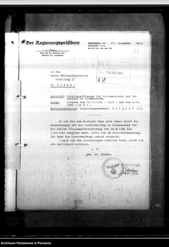 Obraz 19 z jednostki "Erholungsfürsorge für Volksdeutsche und Umsiedler"