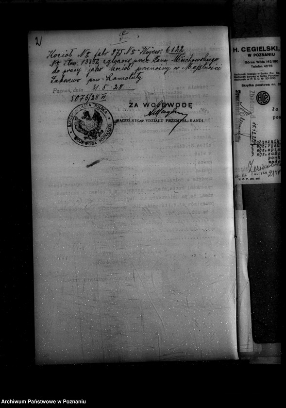 Obraz 6 z jednostki "Majętność Zakrzewo powiat szamotulski nr woj. kotła 6122"