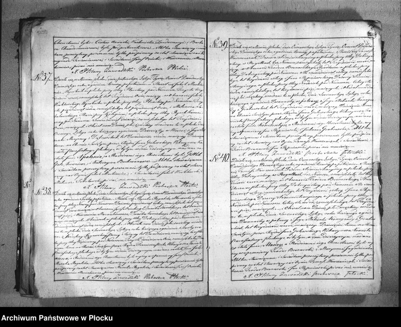 Obraz 12 z jednostki "Akta urodzeń, małżeństw i zgonów"